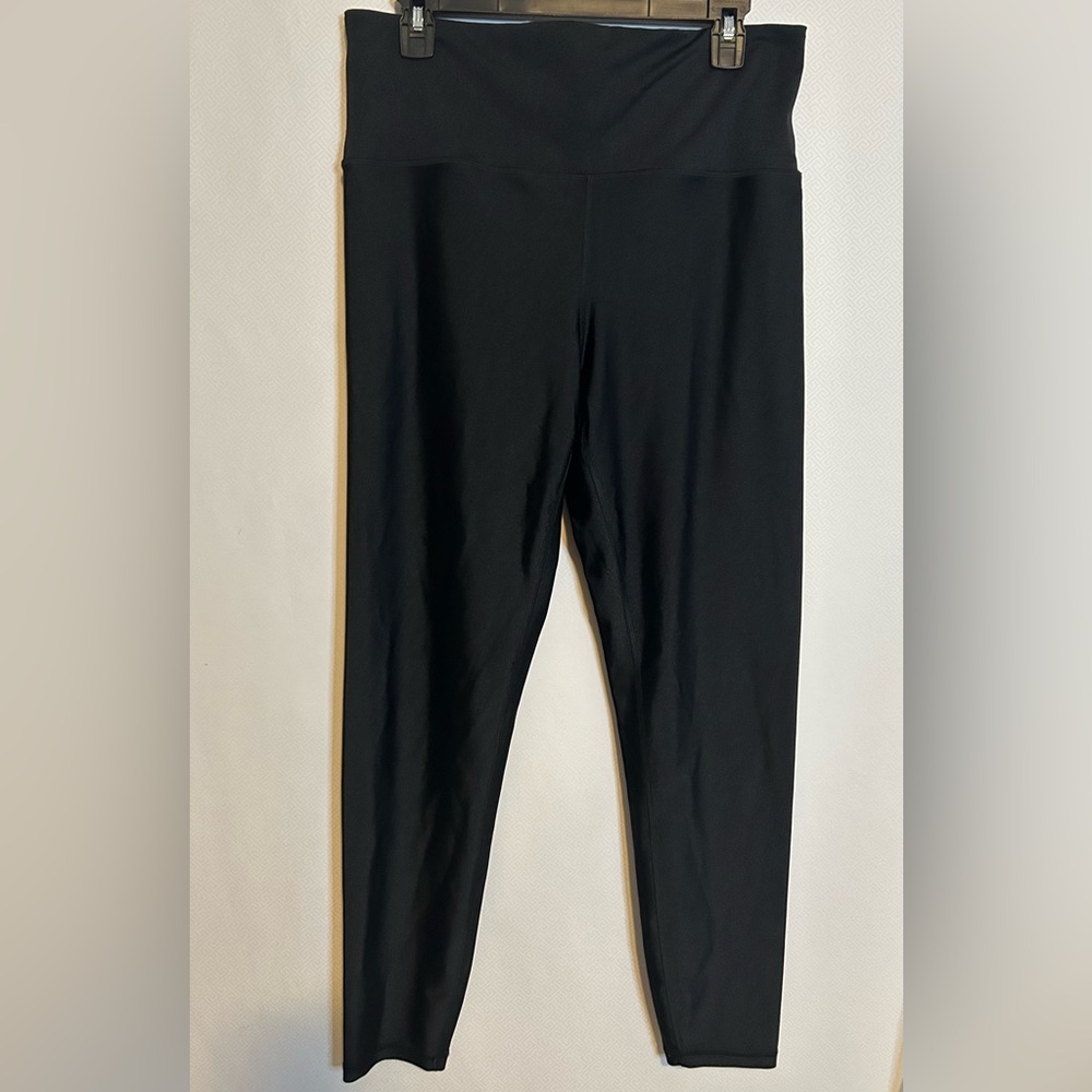 Athleta Black Elation Shine Tights Leggings